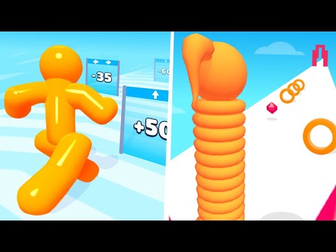Looking good Tall man Run vs Long neck run walkthrough gameplay android, ios game
