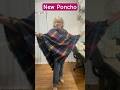 How To Make A Poncho From A Thrifted Shawl Upcyclingfashion Poncho Shawl