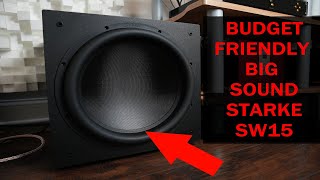 AMAZING 15 Inch Subwoofer For Less Than A Subway Footlong? Starke Sound SW15