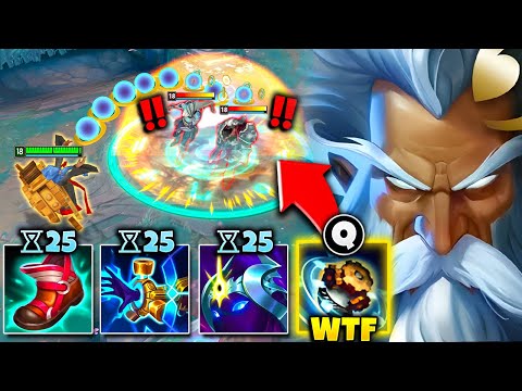 This Zilean build should be ILLEGAL because how is this balanced...?