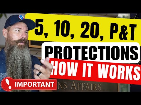 5 year, 10 year, 20 year and Permanent & Total VA Disability Compensation Protections 