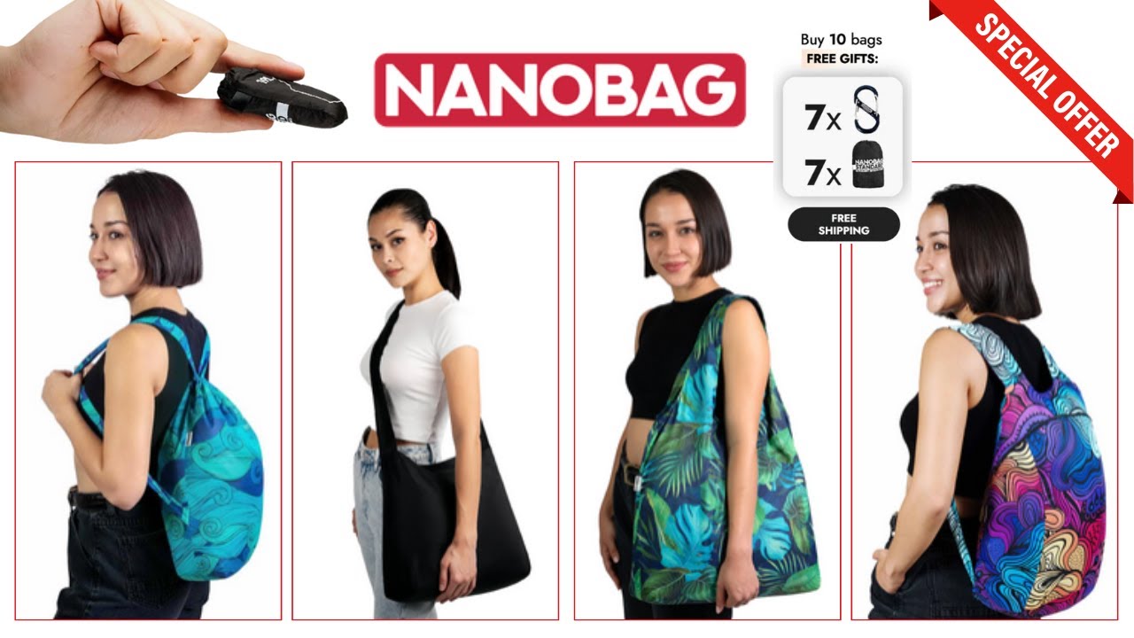 🛍️Nanobag Coupon Code & Sale: Save 40% OFF 🌿Reusable Bags!