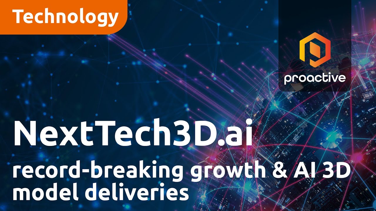 NexTech3D.ai discusses record-breaking growth and AI-Generated 3D model deliveries for Q1