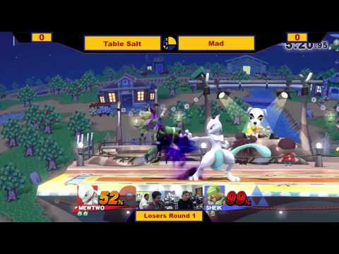 SSJ #23 - Losers Round 1 - Table Salt (Mewtwo) vs Mad (Sheik)
