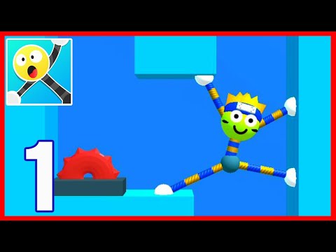 Stretch Guy - Gameplay Walkthrough Part 1 - All Levels 1-25 (Android,iOS) - YouTube