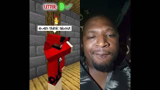 MINECRAFT BUT YOU MUST SPEAK IN THE ABC'S ORDER #shorts