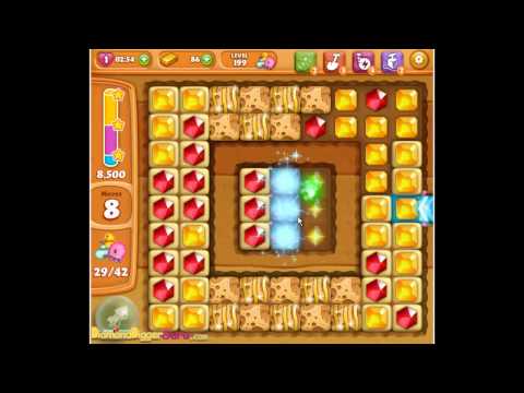Diamond Digger Saga Level 199 Walkthrough