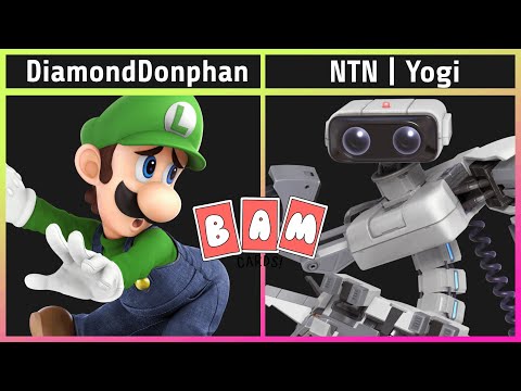 Smash @ BAM Cards 16 - DiamondDonphan (Luigi) vs. NTN | Yogi (ROB) - SSBU Tournament