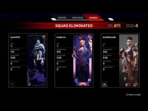 Apex Loba: Kills 3, killed by 2.