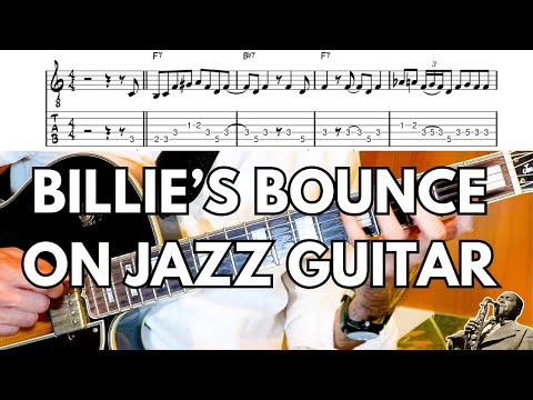 Billie’s Bounce - Jazz Guitar with Sheet Music & TAB | Charlie Parker Bebop Lesson
