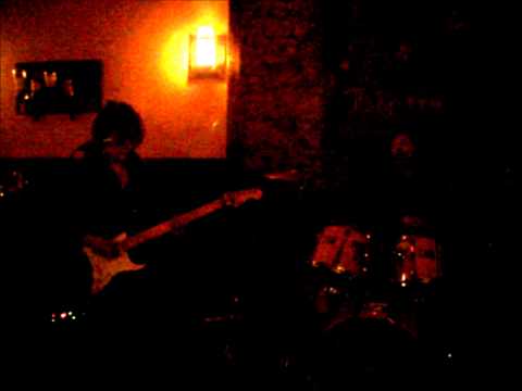 Beki Brindle riffing guitar - Possessive Emotions January 10, 2014 Poughkeepsie NY