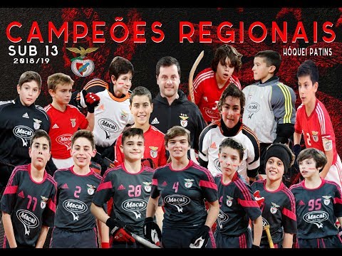 Campeões Regionais SLB Hóquei Patins / Sub 13 / 2018 2019