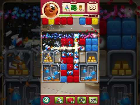 Toon Blast Level 3379 NO BOOSTERS - A S GAMING ✔️