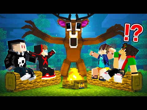 Can We Survive 99 NIGHTS in the FOREST in Minecraft!