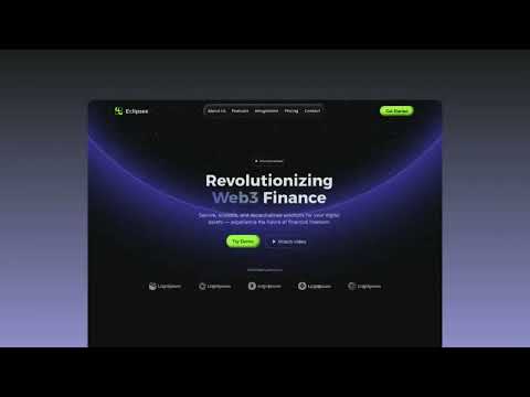 Foto kelas Eclipsee - Web3 Landing Page Figma Template UI Kit