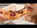 ASMR Pizza Making Crystal Glass Pepperoni Pizza No Talking 4K