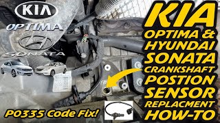 2011-2015 Kia Optima & Hyundai Sonata Crankshaft Position Sensor Replacement How-To