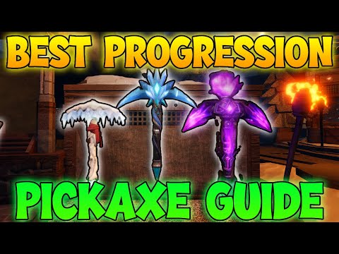 BEST Pickaxe PROGRESSION Guide The Forge World 3! - The Forge Best Pickaxe! (Roblox The Forge)