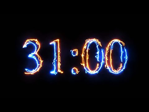 31 Minute Timer - 1860 seconds Timer - Clean & Simple [ELECTRIC]