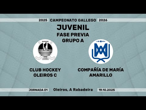 🎥​ CLUB HOCKEY OLEIROS C - COMPAÑÍA DE MARÍA AMARILLO [Campeonato Juvenil - Grupo A | J01]