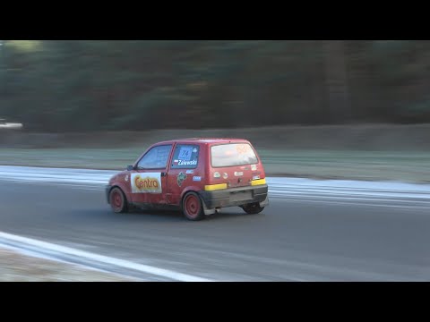 Robert Zalewski, Fiat Cinquecento - VI SuperOES 2021 Tor Poznań - 15.01.2022