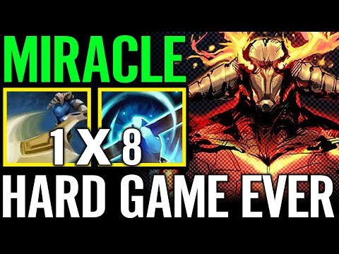 Miracle Sven Hard Game Ever MAX CLEAVE Best Carry Dota 2