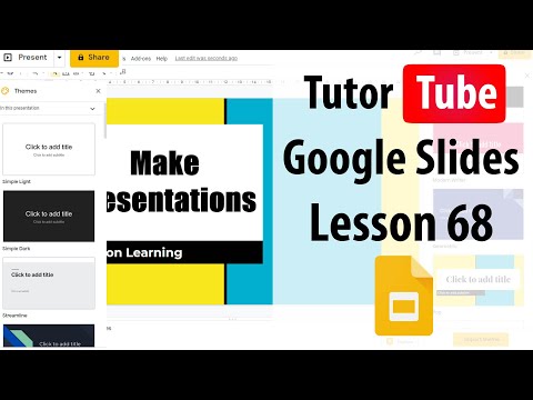 Google Slides Tutorial Lesson 1 Accessing Google Slides