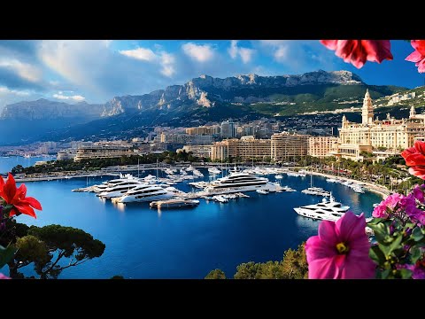 Monte Carlo, MONACO 4K Walking Tour in the most elegant city in the world