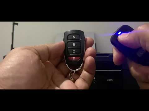 Como programar un Control Universal para Porton Electrico - @Controles.RD