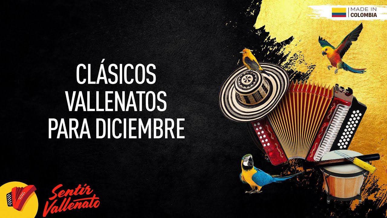 Clásicos Para Gozar En Diciembre, Video Letras - Sentir Vallenato