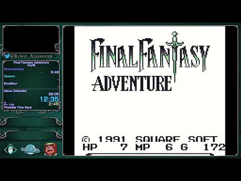 [Speedrun] Final Fantasy Adventure any% in 26:00