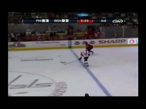 Philadelphia Flyers vs Washington Capitals - 3 Scores in 3:30 3rd period
