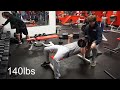 Can I do the 140lbs Dumbbells without a lift off? 16 Year old bodybuilder