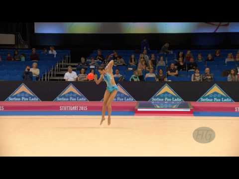 Lilit HARUTYUNYAN (ARM) 2015 Rhythmic Worlds Stuttgart - Qualifications Ball