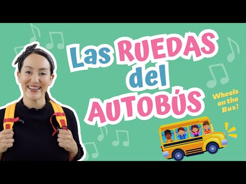 Las Ruedas del Autobús | Wheels on the Bus | Canciones Infantiles | Miss Vale