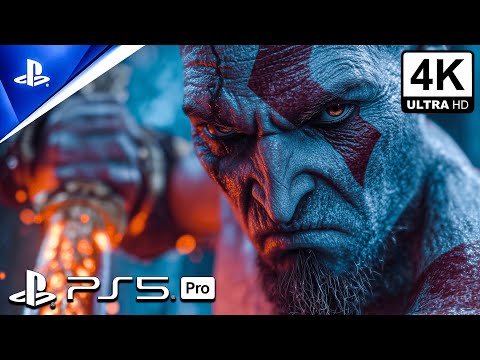 God of War 3 Remastered (PS5 PRO) - Kratos Vs. Hercules Boss Fight (4K 60FPS)