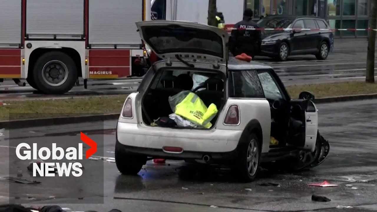 Munich car attack: At least 30 injured after car plows into German crowd