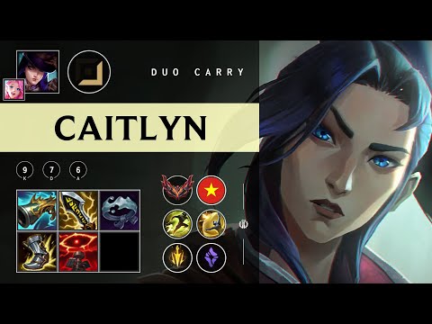 Caitlyn ADC vs Ashe - VN Grandmaster Patch 25.24