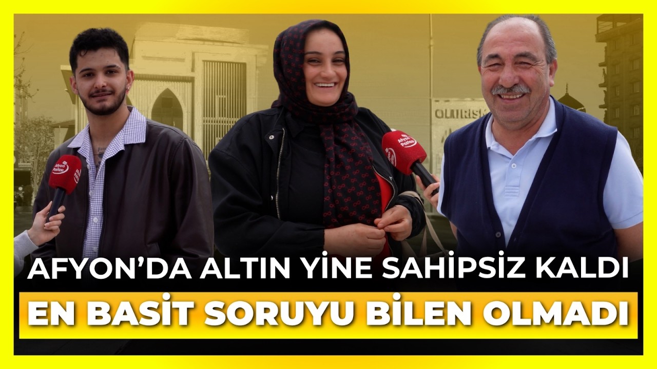 Afyonlular en basit soruda elendi: Altın yine sahipsiz kaldı