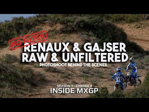 Gajser & Renaux RAW & UNFILTERED. Their FIRST photoshoot together. (#insidemxgp S3:E0)