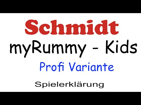 myRummy® Kids - 51439 - Schmidt Spiele - Profivariante - Spielerklärung Deutsch