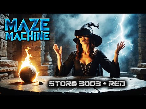 Storm 3003 & ReD - Maze Machine [Electronic Music / Techno / Big Beat / Dark Ambient / AI Video]