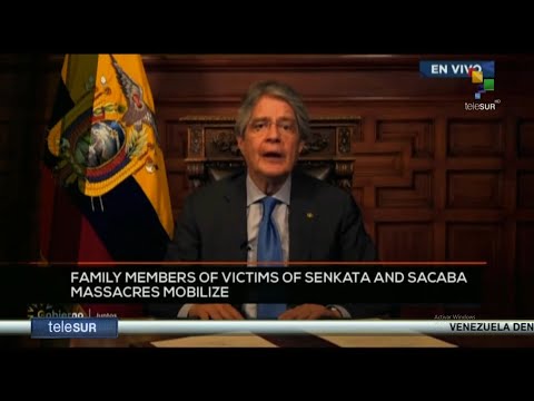 FTS 12:30 19-10: Family members of victims of Senkata and Sacaba massacres mobilize