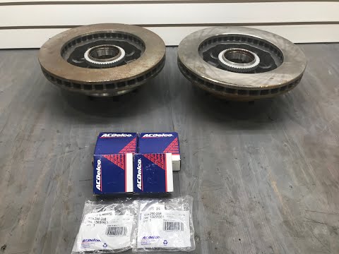 How to Replace Front Rotors, Brakes pads and Bearings. in a 2000 Chevy Express 3500