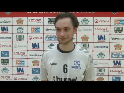 2018/2019 3. SF: Rozhovor - Tomáš Brom po utkání Florbal Ústí - Hattrick Brno