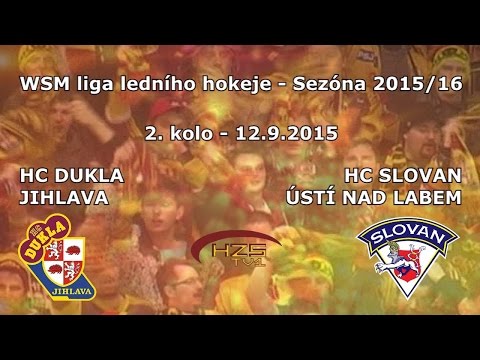2. kolo (12.9.2015) Dukla Jihlava - HC Slovan Ústí nad Labem