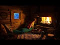 Deep Sleep in a Cozy Winter Cabin | Snow Storm Sound for Sleep, Relax, Study, Sleep Disorders