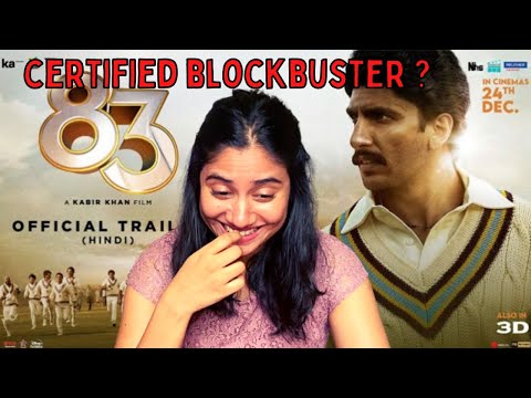 83 Official Trailer Reaction | Ranveer Singh | Kabir Khan | Ashmita Reacts