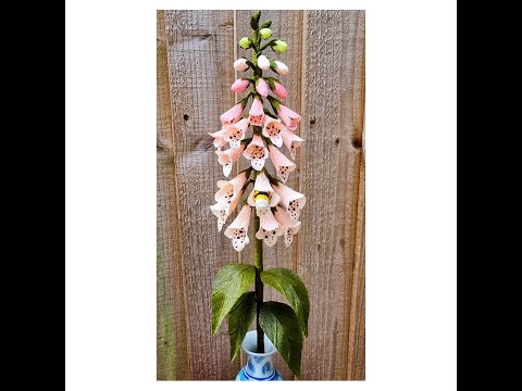 Crepe Paper Foxglove