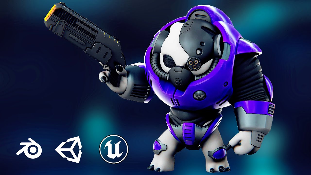 Alien Trooper 7-V Auto-Rig Pro Rigged For Mixamo Unreal Engine Unity 3D Model